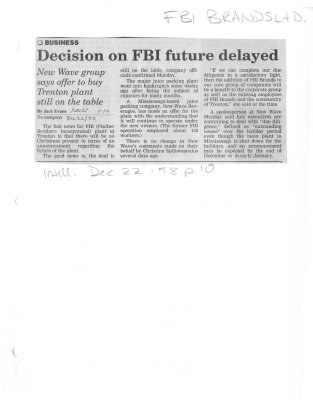 Decision on FBI future delayed