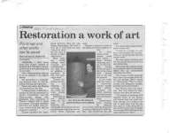 Restoration a work of art:Fine Art and Frame Restoration