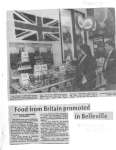 Food from Britain promoted in Belleville : Food City