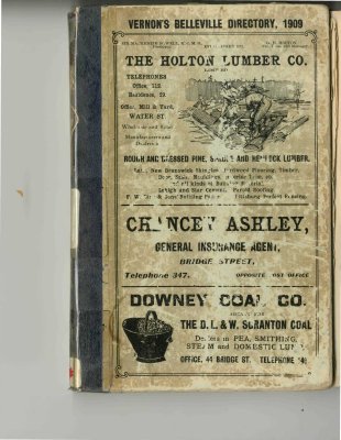 Vernon's Belleville Directory, 1909