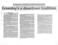 Greenley's a Downtown Tradition