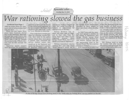 Remember When: War rationing slowed the gas business