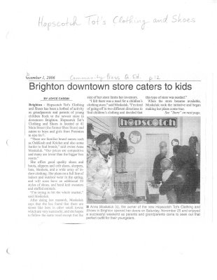 Brighton downtown store caters to kids