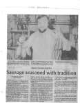 Sausage seasoned with tradition