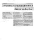 Housemaster helpful to both buyer and seller