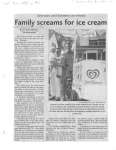 Family screams for ice cream