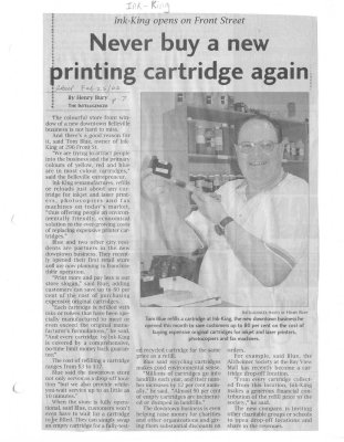 Never buy a new printing cartridge again