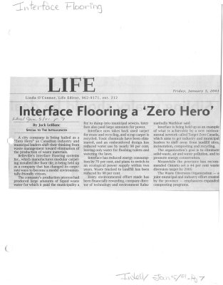 Interface Flooring a 'Zero Hero'