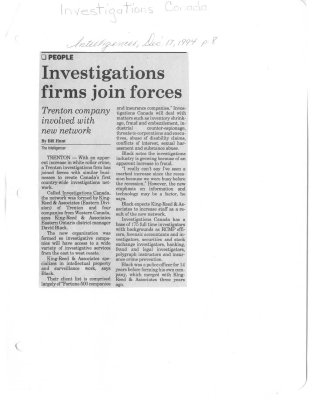 Investigations firms join forces