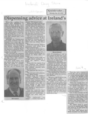 Remember when: Dispensing advice at Ireland's