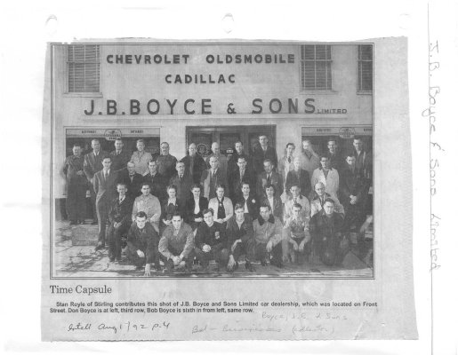 Time Capsule: J.B.Boyce & Sons