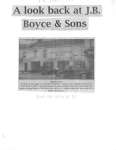 A look back at J.B. Boyce & Sons