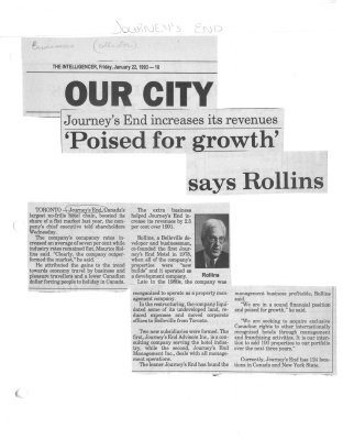 Poised for growth says Rollins