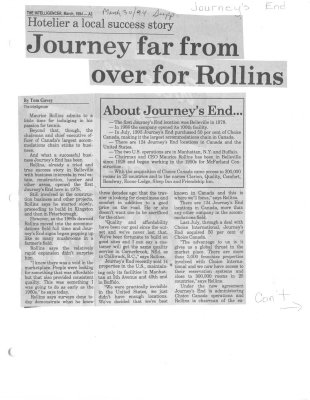 Journey far from over for Rollins