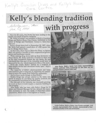 Kelly's blending tradition with progress