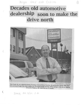 Decades old automotive dealership soon to make the drive north