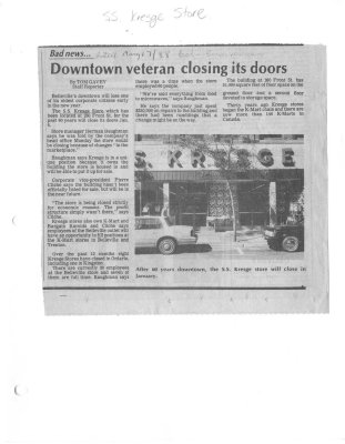 Downtown veteran closing its doors