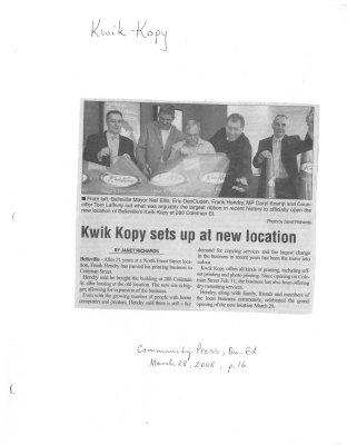 Kwik Kopy sets up at new location