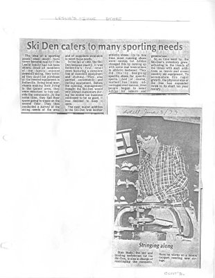 Ski Den Caters to Many Sporting Needs