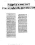 Respite care and the sandwich generation