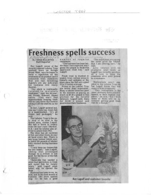 Freshness spells success