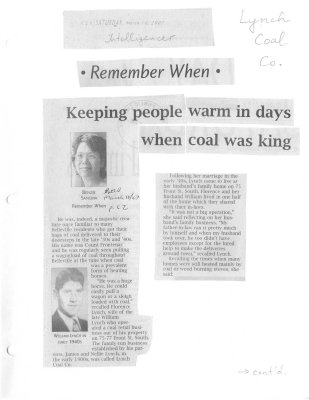 Keeping people warm in days when coal was king