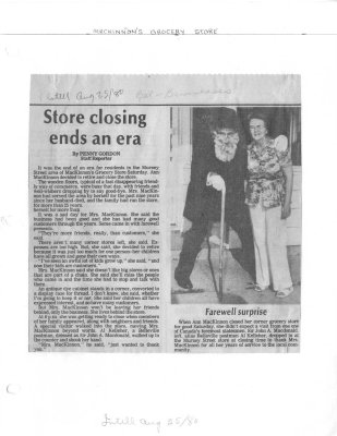 Store closing ends an era