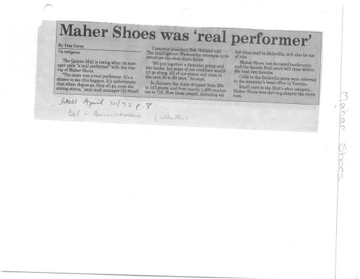 Maher Shoes was 'real performer'