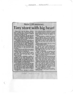 Tiny store with big heart