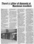 There's a glitter of diamonds at Marshman Jewellers