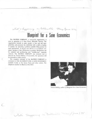 Blueprint for a Sane Economics