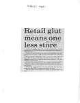 Retail glut means one less store