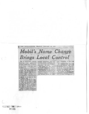 Mobil's Name Change Brings Local Control