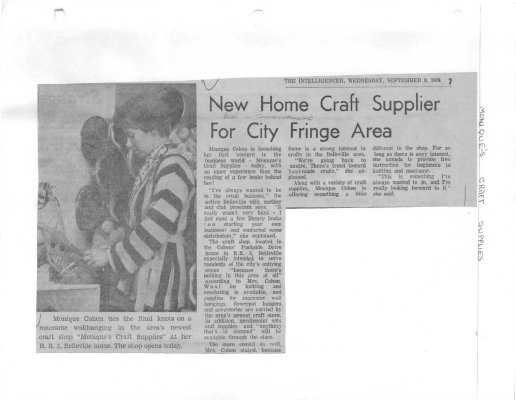 New home craft supplier for city fringe area