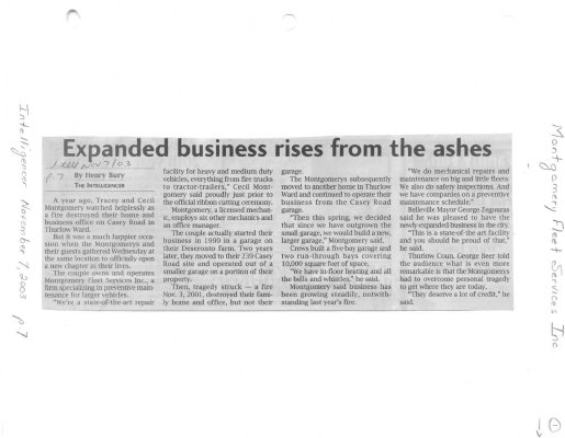 Expanded business rises from the ashes