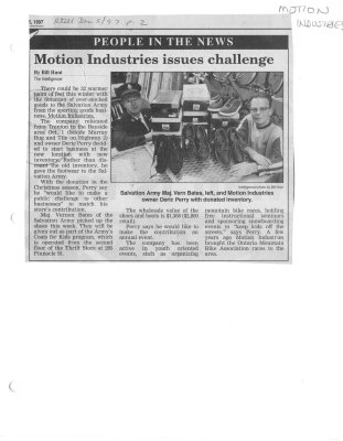 Motion Industries issues challenge