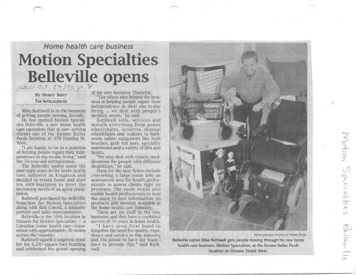 Motion Specialties Belleville opens