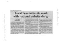 Local firm makes its mark with national website design