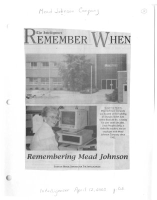 Remember when: Remembering Mead Johnson