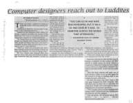 Computer designers reach out to Luddites