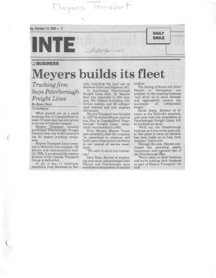 Meyers builds its fleet