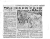 Michaels opens doors for business in Belleville