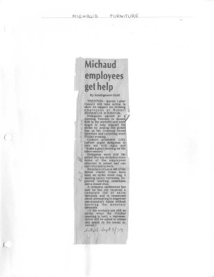 Michaud employees get help