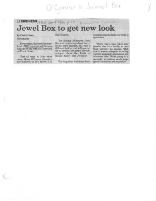 Jewel Box to get new look