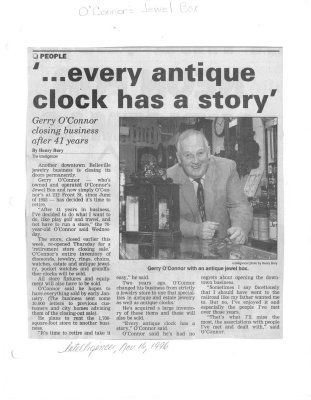 &quot;...every antique clock has a story&quot;