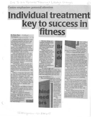 Individual treatment key to success in fitness