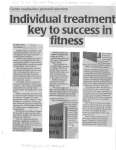 Individual treatment key to success in fitness