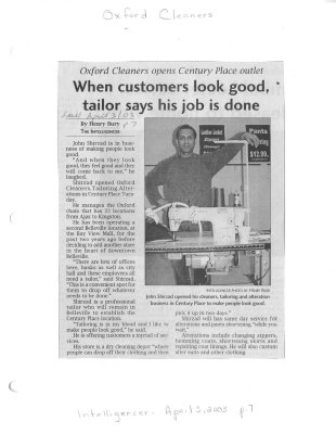 When customers look good, tailor says his job is done