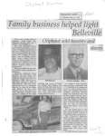 Remember When: Family business helped light Belleville