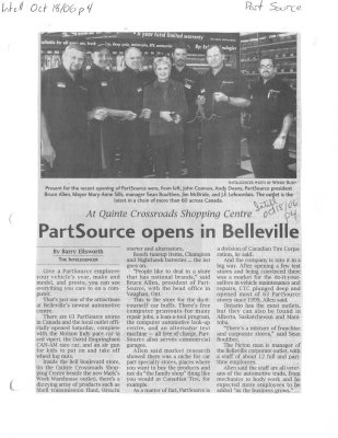 PartSource opens in Belleville